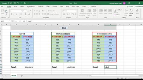 micro soft 2007 run t test|microsoft t test results.